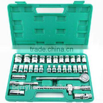 Berrylion Socket Set 32pcs Mirror finished socket set CR-V Socket Set