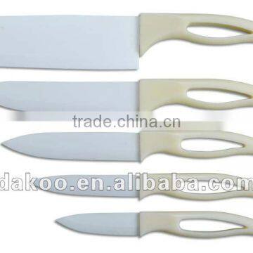 5 Pieces ABS Handle Zirconia Ceramic Knife