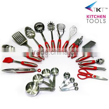 New handle 23pcs kitchen utensils set tools ,cooking ware kitchneware