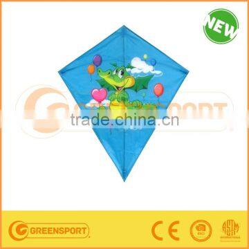 Custom flag kite factory in China diamond kite