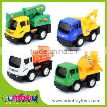 kids small plastic friction power toy diecast truck model