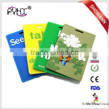 Hot selling china supplier pvc luggage baggage tag travel label