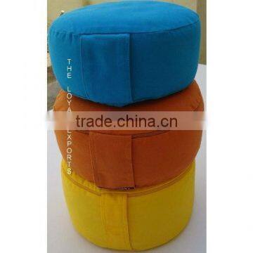 Natural Buckwheat Filled Meditation Cushion - Yoga Cushion - Tibetan Cushion photo-4