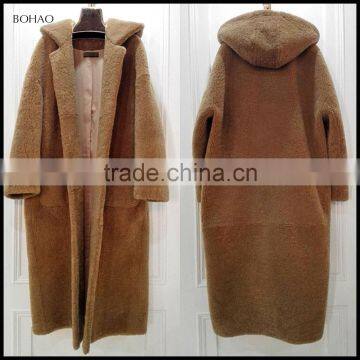 The Latest Women Fashion Long Style Short Lamb Skin Fake Fur Coats