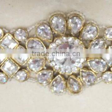 GOLD CRYSTAL Single Bracelet Free Size photo-2