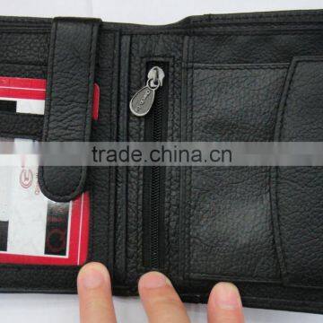 Fashion Men Cowhide Skin Purse Leather Pouch for Men photo-3