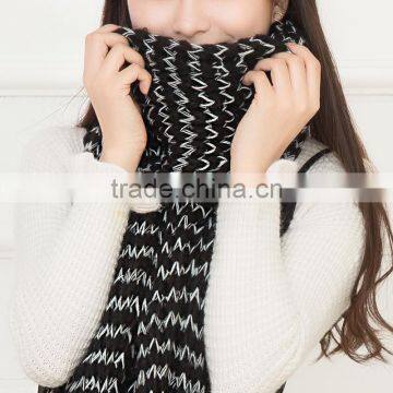 Autumn Winter Ladies or Women or Girls Fashion Pure Color New Yellow Scarf Knitted Majored Maker photo-4