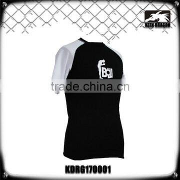 White Custom Lycra Rash Guards for Running With Private Label Logo Print photo-4