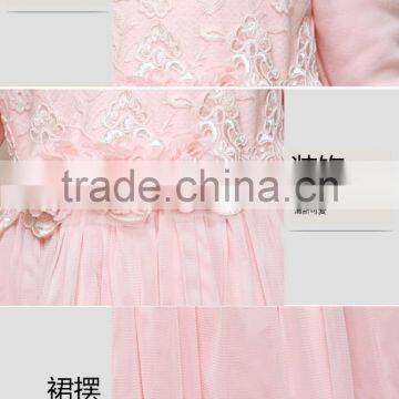 2015 Latest Design Children Long Sleeve Wedding Clothing Newborn Baby Fancy Dress photo-6