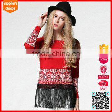 2017 Latest fashion custom available christmas sweater wholesaler