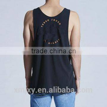 2017 Men Tank Top Front on The Back 100% Cotton OEM Service Bulk Wholesale photo-3