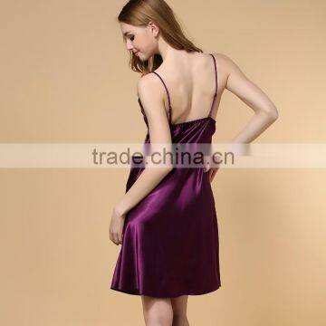 Sexy Satin Night Skirt Pajamas Sleepwear photo-4