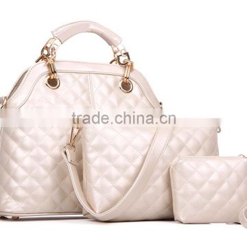 DY0060Z Fashional and good quality ladies pu bag set 3pcs bag set