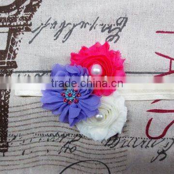 Boutique Handmade Sparkle Pearl Headband Rhinestoned, Baby Headbands Wholesale photo-3