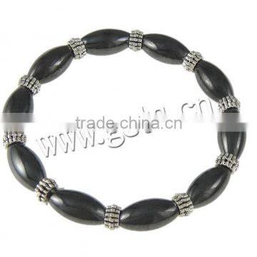 plastic bead chain Magnetic Bracelets Hematite plastic bead plastic glazing bead