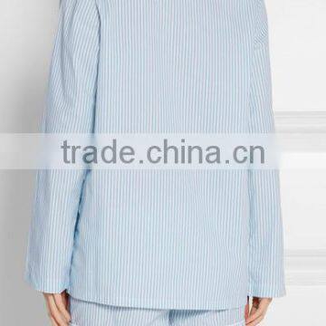 Sleepwear for Women! High Quality Cozy Long Checked Shirt and Shorts Pajamas Set