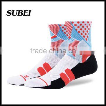 20mm/hg Ankle High Colorful 360 Digital Print Man Compression Sport Fashion Sock photo-3