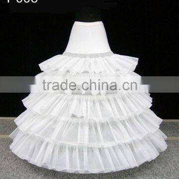 Elegant 5 Hoops Cheap Ball Gown Petticoat For Wedding Dress