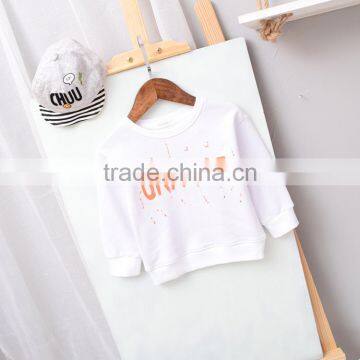 Autumn High Quality Pure Color Printing Kids Sweatshirt Clothing photo-3