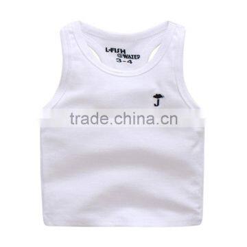 Wholesale Summer Sleeveless Cotton Boys Casual Children Tops photo-5