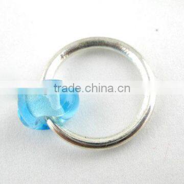 Wholesale Blue Lampwork Glass Knitting Stitch Markers photo-2