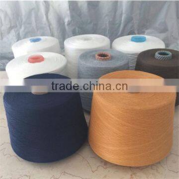 Dope Dyed Virgin Ring Spun 100% Polyester Yarn for Kintting Sewing Thread photo-2