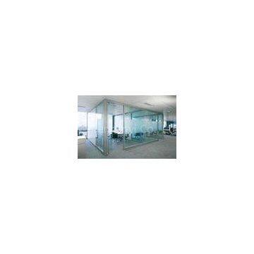 Transparent Safety Tempered Glass Partition 12mm 15mm For Office