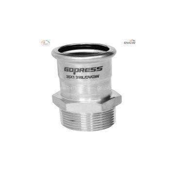 Stainless Steel Press Fitting Male Coupling photo-3