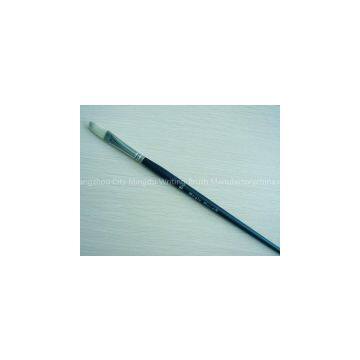 Wooden Handle Bleached Chungking Bristle Artist Brush (577)