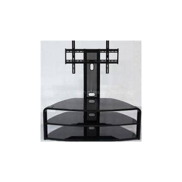 Tv Stand Irregular Shape Glass Table Top