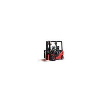 Red 1 Ton Heavy Duty Diesel Forklift Truck , Warehouse Reach Forklifts