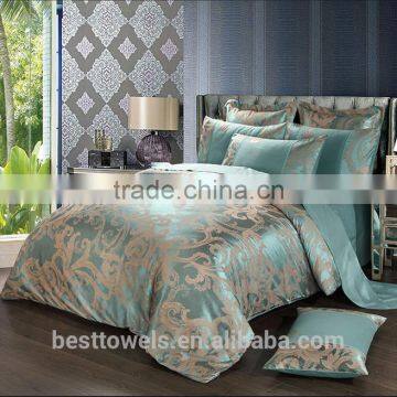 alibaba china's AB design jacquared cotton bedding set