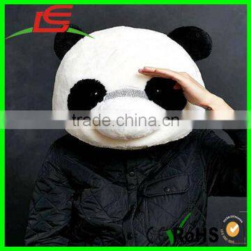 plush toys panda face mask domino for party