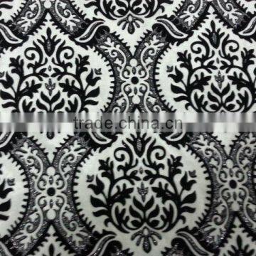 flock printed fabric