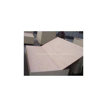 6mm Red hardwood commercial plywood for packing