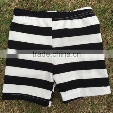 2015 popular black stripe breathable knitted cotton kids layered ruffle shorts MH5051307