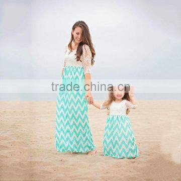 Manufacturer Mommy and Me Elegant Long Sleeve Maxi Dress