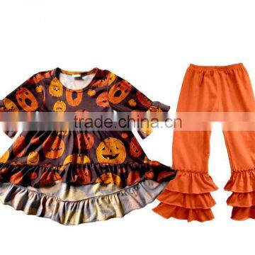 New Design Kids Halloween Clothing Children Boutique Set Halloween Boutique Winter Outfits photo-6
