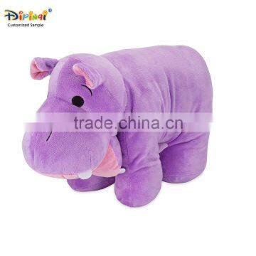 Aipinqi CHPP01 stuffed purple hippo plush pillow