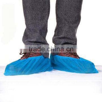 Disposable blue color PP non-woven anti-dust shoe cover in cleanroom