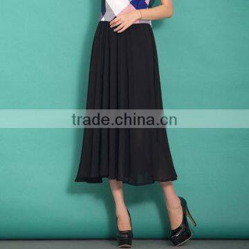 Pictures Of Ladies Long Pleated Chiffon Skirts Long Maxi Skirts For Women photo-5