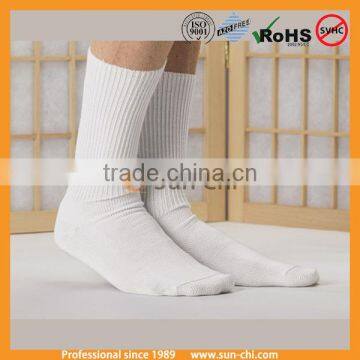 student sports school solid plain children crew combed cotton basic comfortable socks white socks