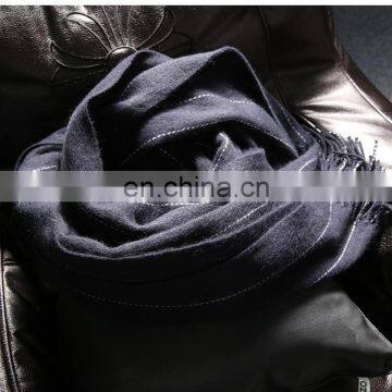 Cashmere Scarf Lady Vertical Stripe Dotted Line Fashionable Scarf photo-5