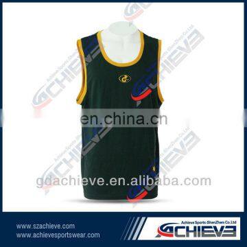 polyester micro mesh vest and short pants basketball suits