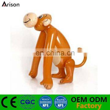 PVC inflatable monkey toy inflatable putty-nosed monkey model for inflatable toys