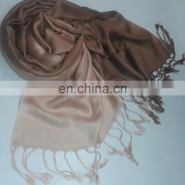 Viscose Pashmina with ombre shawls,stoles,scarves