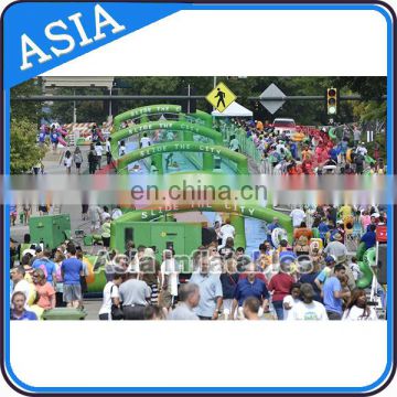 Factory Price 1000 ft Inflatable Slide The City, China Inflatable Slip N Water Slide