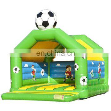 High quality football themed bounce house crazy funny air Inflatable