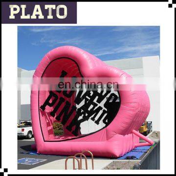 outdoor giant inflatable heart model for trade show