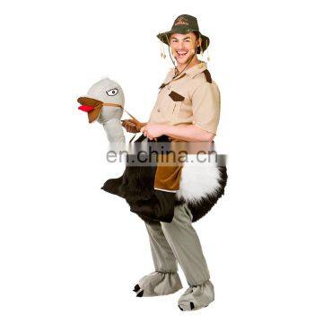 Funny Piggyback Ride On Pick Me Up Ostrich Costume